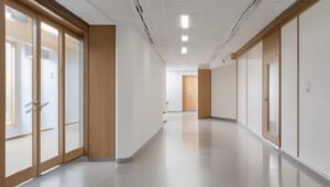 Flur einer Klinik