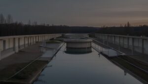 Wasserwerk mit Aufbereitungsbecken